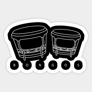 Bongo Drums Sticker